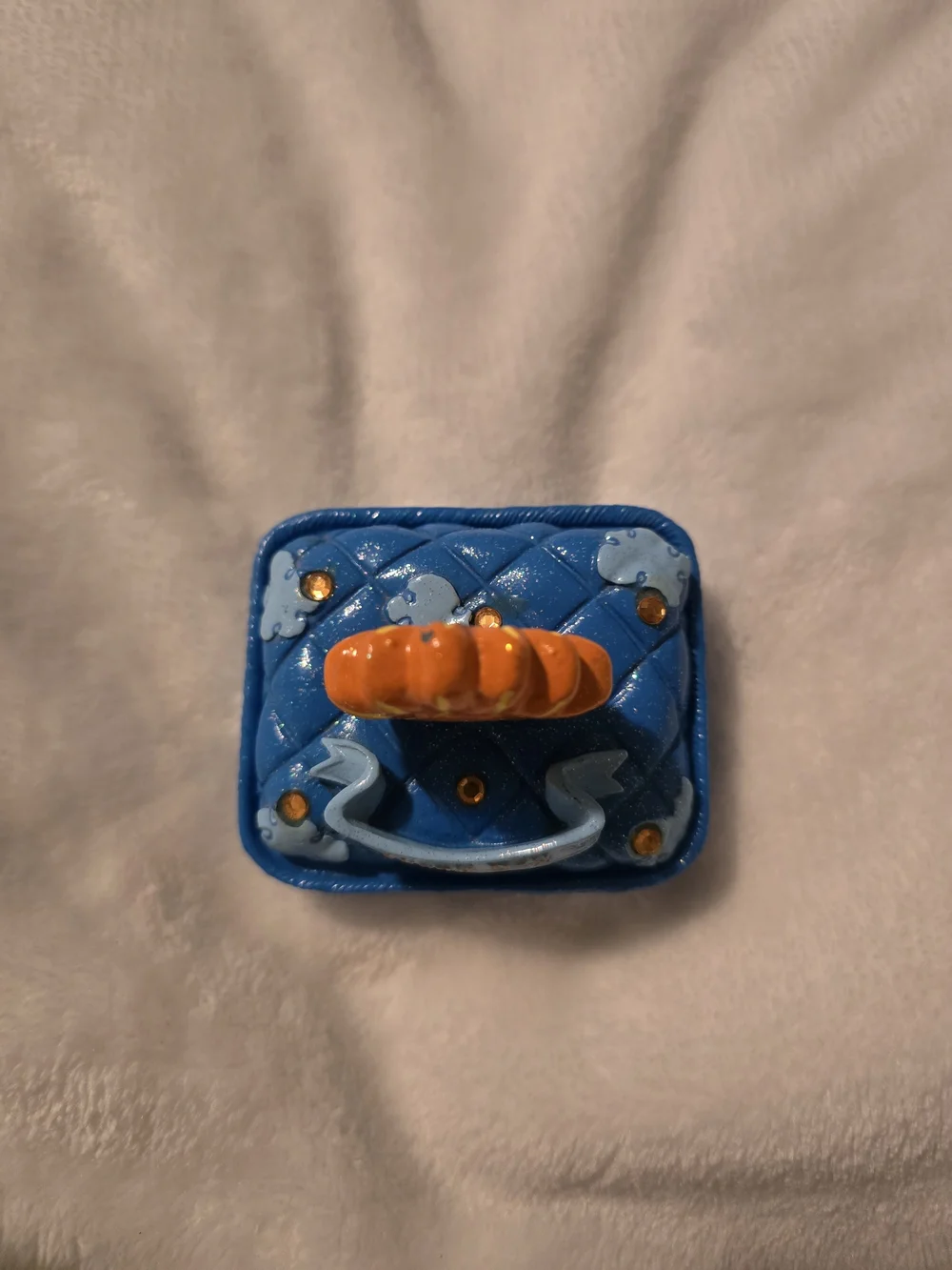 Claire's 2002 Sunny Day Blue Decorative Trinket Box